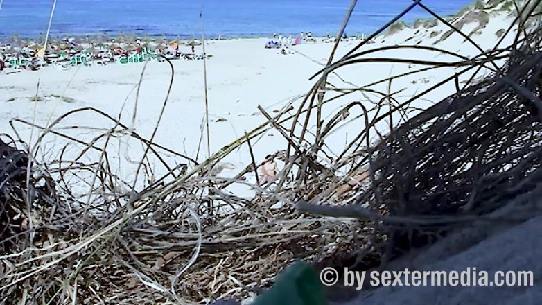 Beach Girl Barbetta Gets Naked in the Bushes