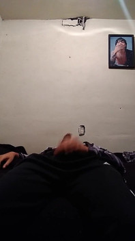 Seductive Man with Huge Cock Peeking Out of Him