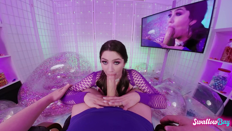 Swallowbay 2D: Curvy Hottie Alyx Star POV Sloppy Deepthroat