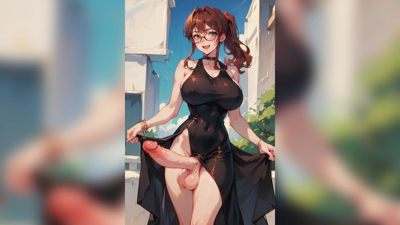 AI FUCK: Enorme pik shemale neukpartij