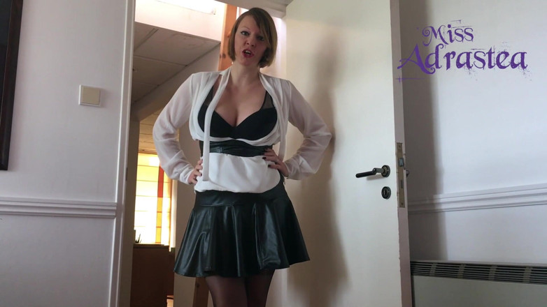 Miss Adrastea: Boss educates you to her wankers bitch!
