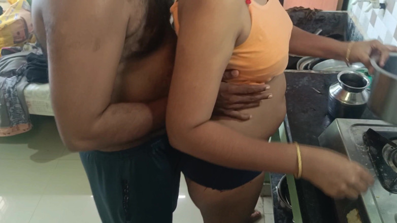 Palani69: Kitchen Back Position Romance