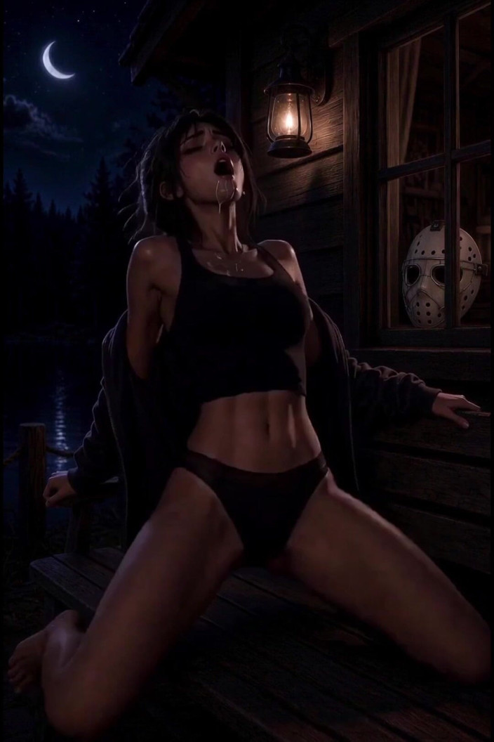 Wertstofsamler: 3d Anime Frau, Sommerurlaub am Seehaus Halloween