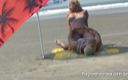 Amateurs videos: Braziliaans stel dat seks heeft op het lege strand