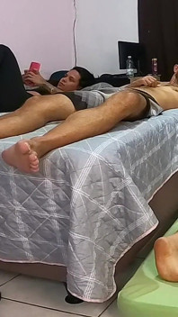 The Wife Had to Share a Room with Her Friend, but the Husband Finds Her Very Attractive, and She Knows It