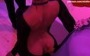 Visual Novels: Sexbot 63 - камшот на спину вчителя на вечірці