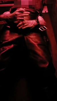 Cruising the Darkroom in Leather Pants
