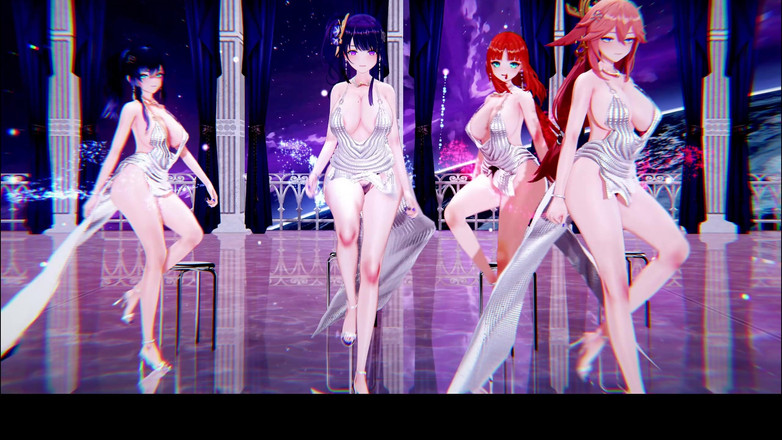 MikuMotion: [mmd] Pakaian seragam seks empat lelaki Rollin; stoking kelasi