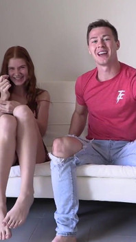 Sexy Red Head Gets Fucked by All-american Jock.