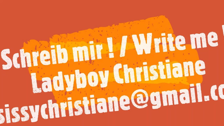 Christiane Cocks: Hardcore trans puta masturbando até ela gozar - sem piedade, apenas...