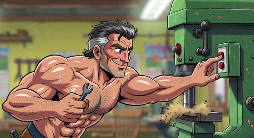 Erotic Man: Shirtless Men Animation