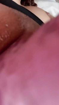 Tight Little Pussy Testing Big Dildo