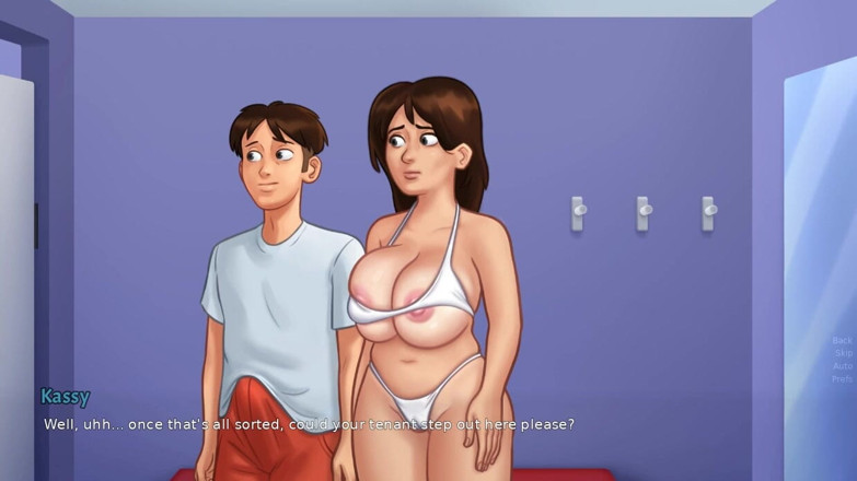 XXX Games Bunk: Summertime saga - gameplay - rollenspel - Debbie draagt bikini