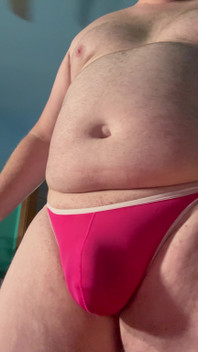 Small Cock Pink Thong