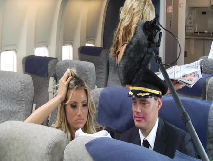 Adventures In Pornland: Flugbegleiter - bts teil 5 - Outtakes und bloopers