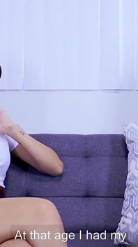 Enteado Não Me Toque - estudante visita namorado e acaba fodendo seu sogro! Aracely é a namorada do meu stedad