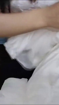 Shy small tits Asian gets creampied