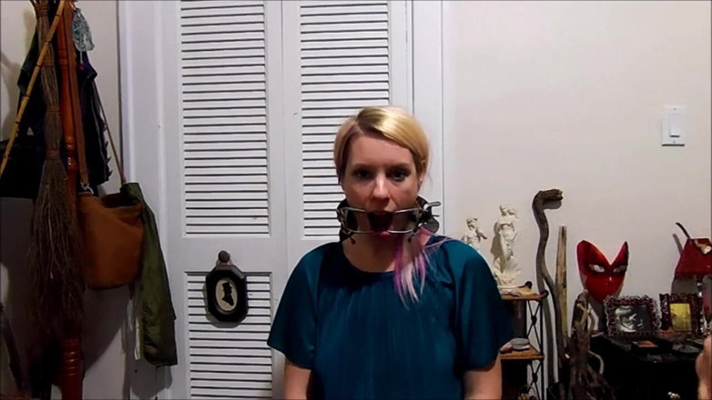 Selfgags classic: The Gag Training of Dolly - part 2