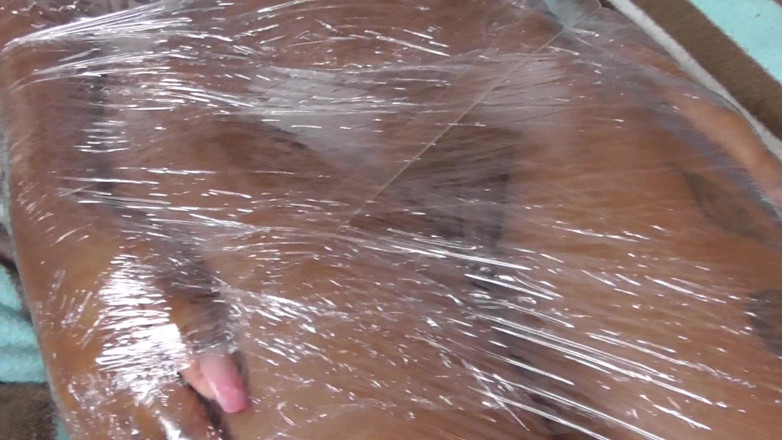 Maledom Austria: Ebony Girl Tape Bondage and Gagging