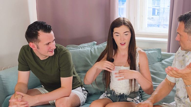 Tommy Wood XXX: Double Teaming British Hottie Rhiannon Ryder on Tom Games Pod