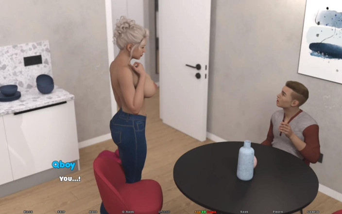 Q Boy: Las tetas caídas de milf caliente - obsesión de milf - ep10