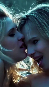 Scarlet Red and Jillian Janson Lick Each Other's Pussies in the Woods