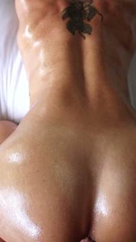 My Oiled up Ass Feels so Good with a Dick in It
