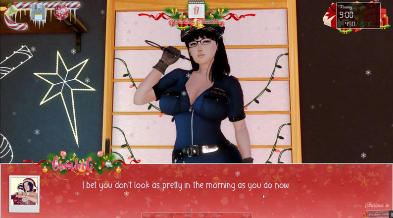 Cumming Gaming: Krismas tanpa had [permainan lucah hentai xmas] peranan polis ep.6 femdom...