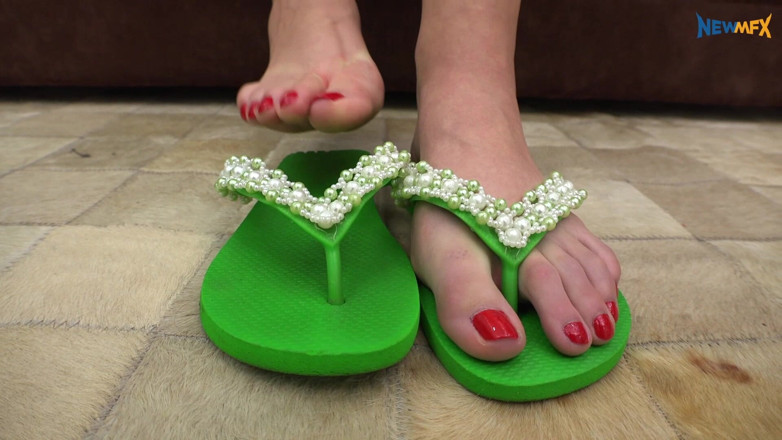 NewMFX Feet: Flipflop Hijau Taamy