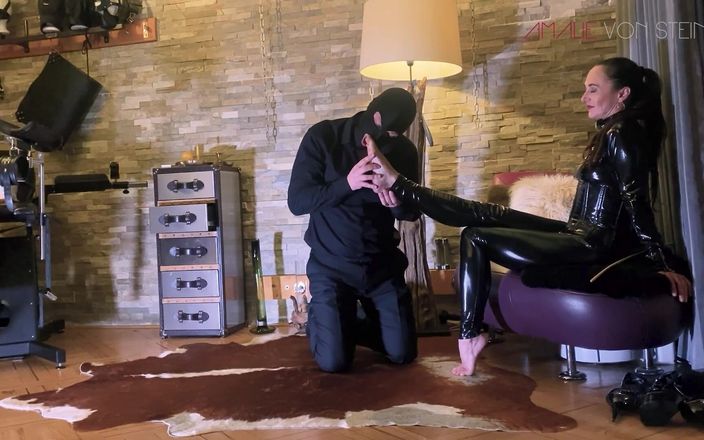 Amalie von Stein: Latex Spit Slave - Obey &amp; Swallow Like a Good Little Piggy