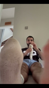 Sniffing My Overused Socks After the Gym!