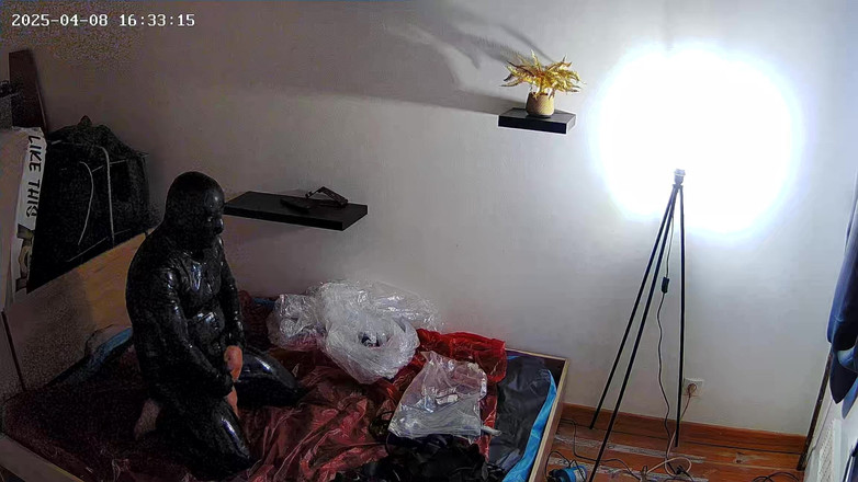 Latex anal: Lateks self bondaj çantası