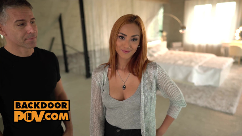 BackdoorPOV: POV - Cum guzzling cock slut Veronica Leal in threeway