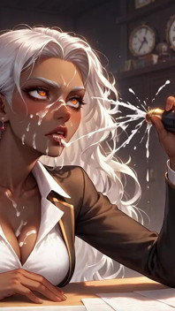 Sultry Ebony Conformity and Darkly Sweet Office Domination!