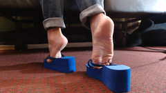 Abby Anna: Flipflops z pěny na platformě