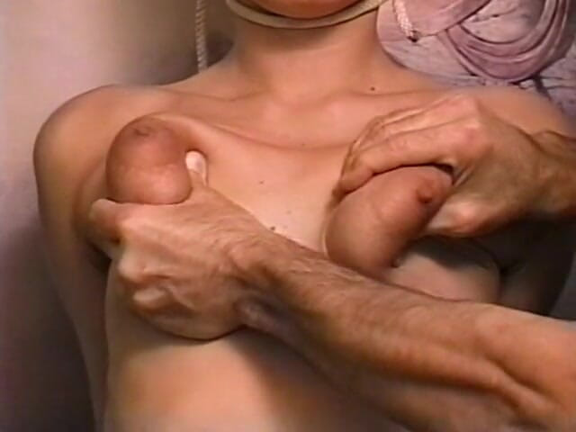 Dark Dungeon Secrets: Horny master loves to squeeze his slaves boobs