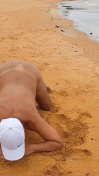 Ladysilva Sexy zadek na pláži