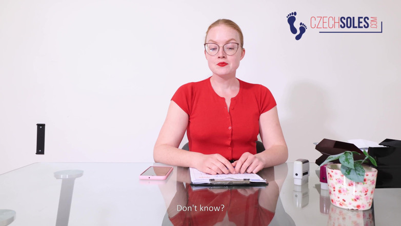 Czech Soles - foot fetish content: Your Teacher's Sweaty Pantyhose Punishment