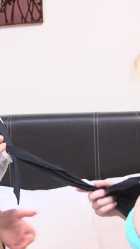 Busty Lesbian Couple Take All of Their Clothes of for Your Satisfaction