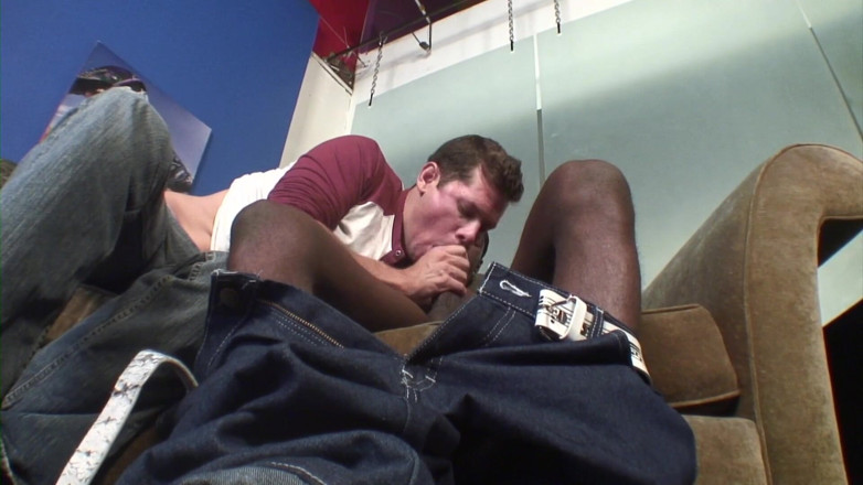Male Dream: Small white boy and big black dude in action