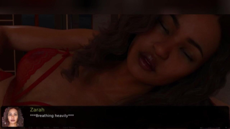 3DXXXTEEN2 Cartoon: An inviting snack in Zarah's bed. 3D porn cartoon sex