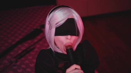 Mysweetalice: BBC Nier Automata cosplay BBC blowjob Mysweetalice aka Mykinkydope