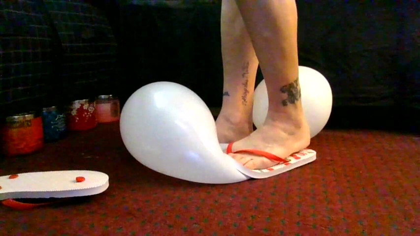Flip Flops Popping Balloons (Abby Anna) Flip Flops Popping Balloons (Abby Anna)