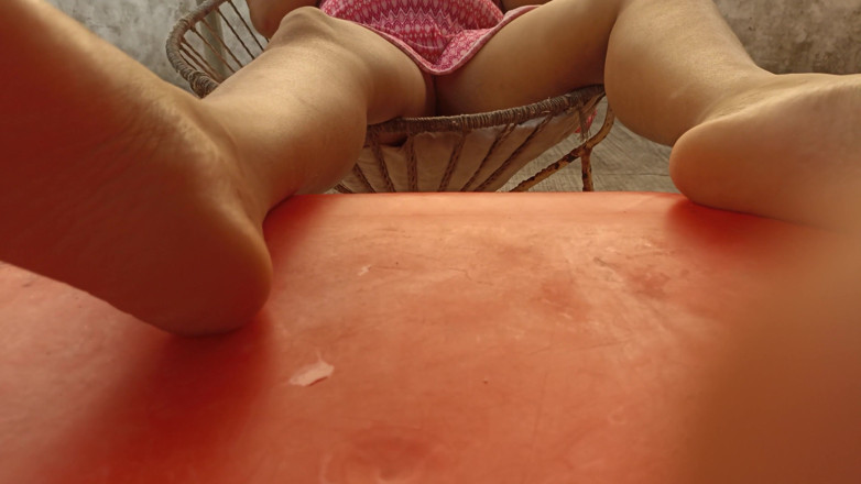 Karmicoxv: Looking at my wife's legs