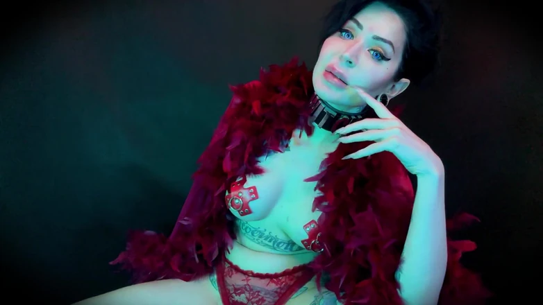 Baal Eldritch: Locktober Chastity Tease with Tits - Tease and Denial