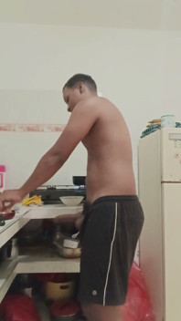 Big Dick Gets Horny When He Cooks