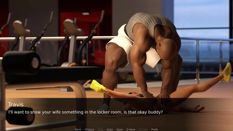 Dirty GamesXxX: 我的热辣人妻：戴绿帽子的丈夫看着他的热辣妻子被一群肌肉发达的男人操 - 第6集