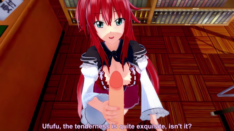 Fantasy king: Rias Gremory Sex in the Library - Dxd Ntr Madness Series