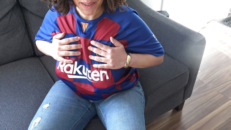 Souzan Halabi: Wielkie cycki Piłka Nożna Mama MILF