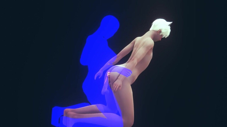 Yaoitube: Yaoi femboy - сексуальна неко фембоя, жорсткий секс, частина 1